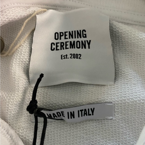 NWT Opening Ceremony white hoodie, mens, size Large - Picture 3 of 6